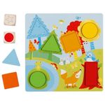 Jucarii, Copii si Bebe - Jucarii si jocuri - Jucarii & jocuri educative - Jocuri si jucarii educative - Joc educativ potrivire forme geometrice - Infinity.ro