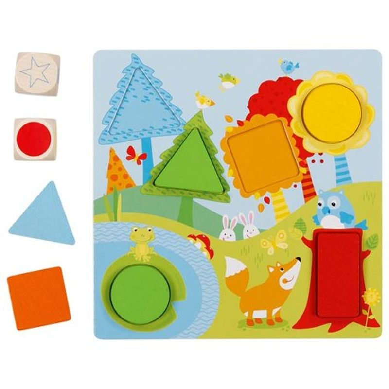 Jucarii, Copii si Bebe - Jucarii si jocuri - Jucarii & jocuri educative - Jocuri si jucarii educative - Joc educativ potrivire forme geometrice - Infinity.ro