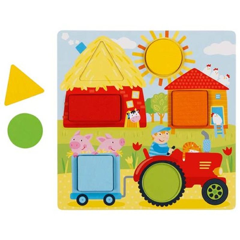 Jucarii, Copii si Bebe - Jucarii si jocuri - Jucarii & jocuri educative - Jocuri si jucarii educative - Joc educativ potrivire forme geometrice - Infinity.ro