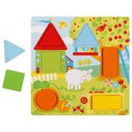 Jucarii, Copii si Bebe - Jucarii si jocuri - Jucarii & jocuri educative - Jocuri si jucarii educative - Joc educativ potrivire forme geometrice - Infinity.ro