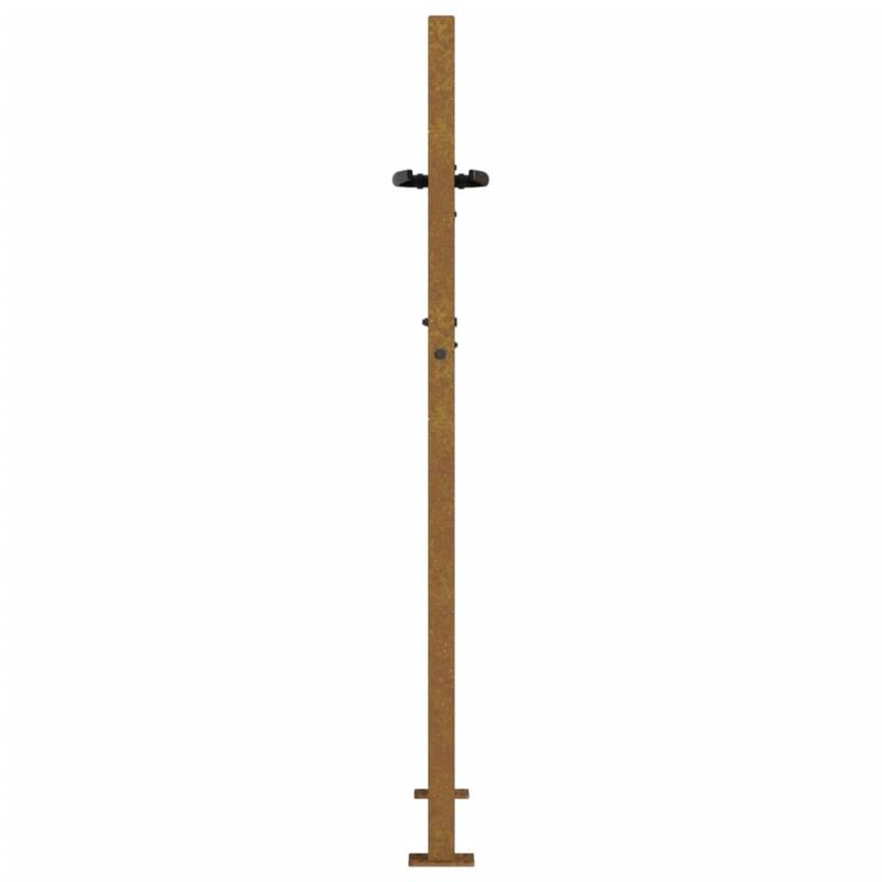 Casa si Gradina - Gradina si terasa - Garduri, panouri si accesorii - Poarta pentru gradina, 105x155 cm, otel corten, model copac - Infinity.ro