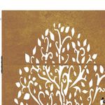 Casa si Gradina - Gradina si terasa - Garduri, panouri si accesorii - Poarta pentru gradina, 105x155 cm, otel corten, model copac - Infinity.ro