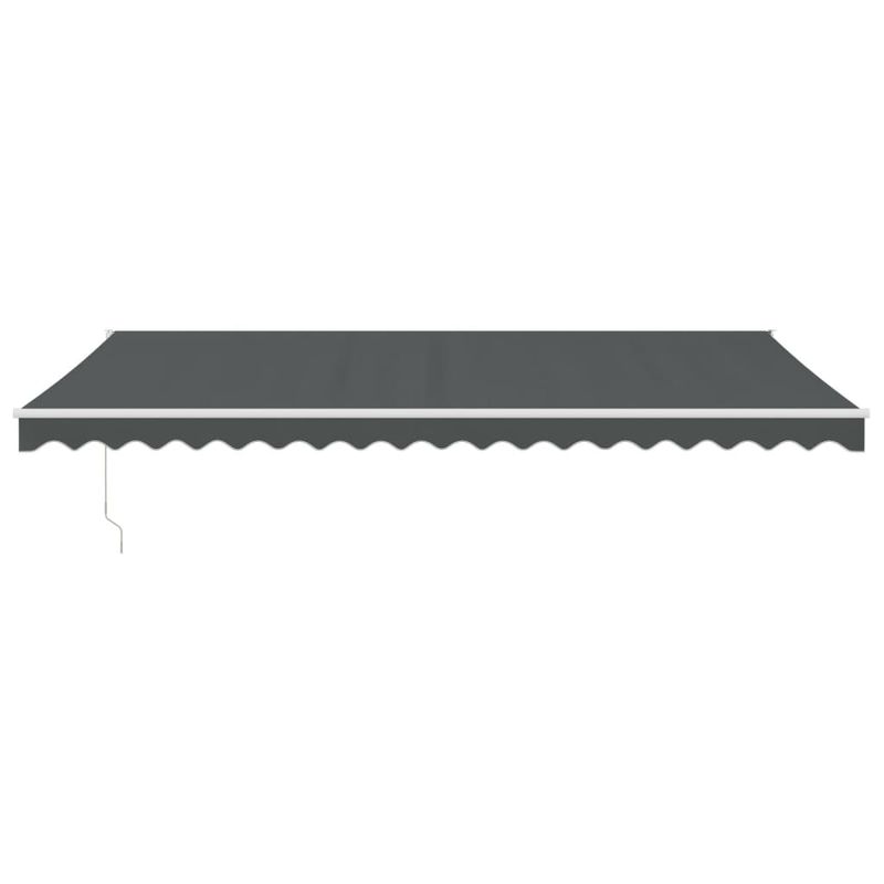 Casa si Gradina - Gradina si terasa - Umbrele si pavilioane - Umbrele - Copertina retractabila, antracit, 5x3 m, textil si aluminiu - Infinity.ro