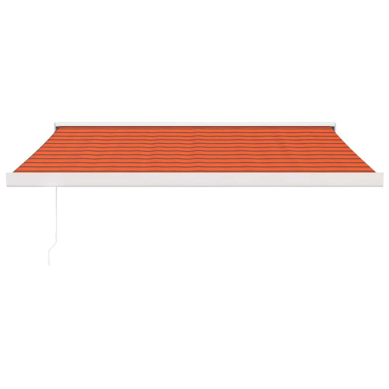 Casa si Gradina - Gradina si terasa - Umbrele si pavilioane - Umbrele - Copertina retractabila portocaliu/maro 3x2,5 m, textil/aluminiu - Infinity.ro