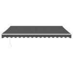 Casa si Gradina - Gradina si terasa - Umbrele si pavilioane - Umbrele - Copertina retractabila automata, antracit, 5x3 m - Infinity.ro
