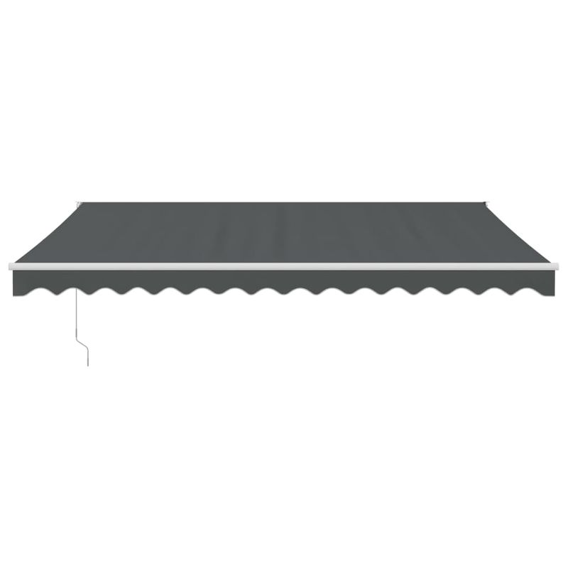 Casa si Gradina - Gradina si terasa - Umbrele si pavilioane - Umbrele - Copertina retractabila automata, antracit, 5x3 m - Infinity.ro