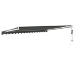 Casa si Gradina - Gradina si terasa - Umbrele si pavilioane - Umbrele - Copertina retractabila automata, antracit, 5x3 m - Infinity.ro