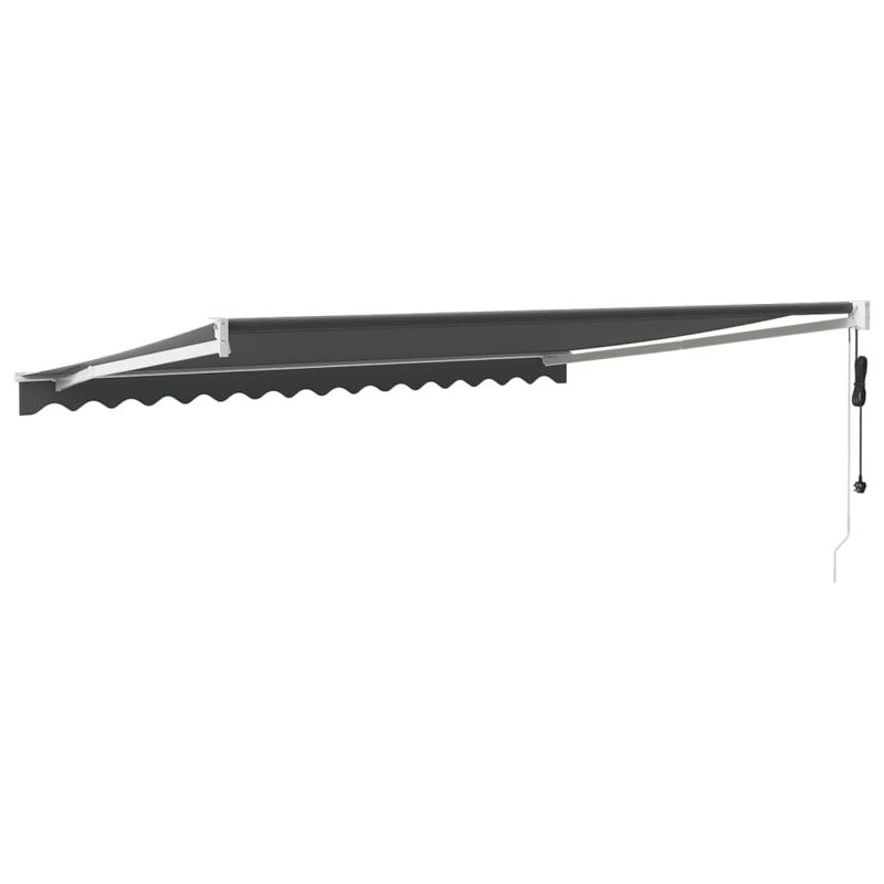 Casa si Gradina - Gradina si terasa - Umbrele si pavilioane - Umbrele - Copertina retractabila automata, antracit, 5x3 m - Infinity.ro