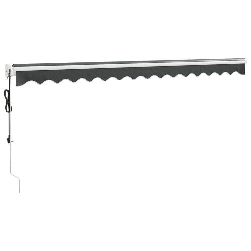 Casa si Gradina - Gradina si terasa - Umbrele si pavilioane - Umbrele - Copertina retractabila automata, antracit, 5x3 m - Infinity.ro