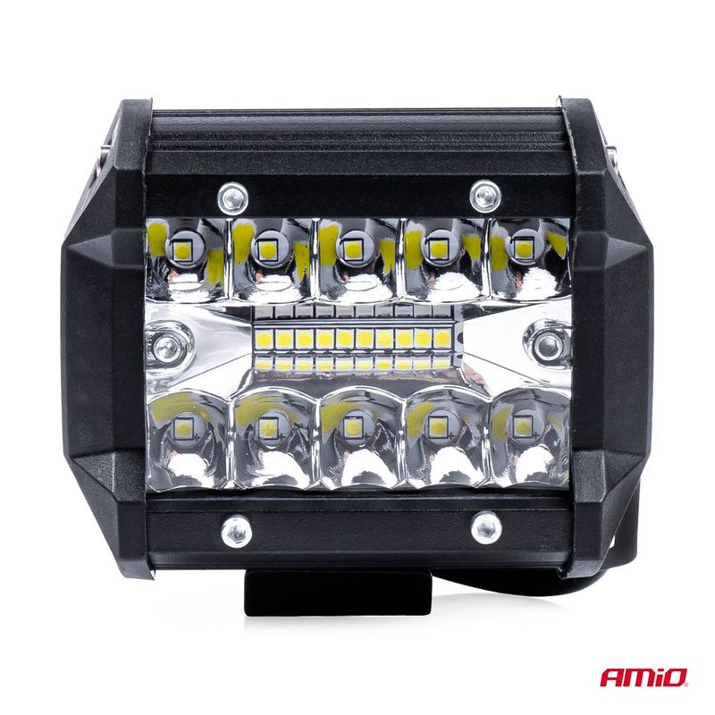 Auto si Moto - Piese auto si accesorii - Caroserie - Faruri, stopuri si proiectoare - Proiector LED pentru Off-Road, ATV, SSV, putere 60W, culoare 6500K, tensiune 9-36V, dimensiuni 95 x 74 x 55 mm - Infinity.ro