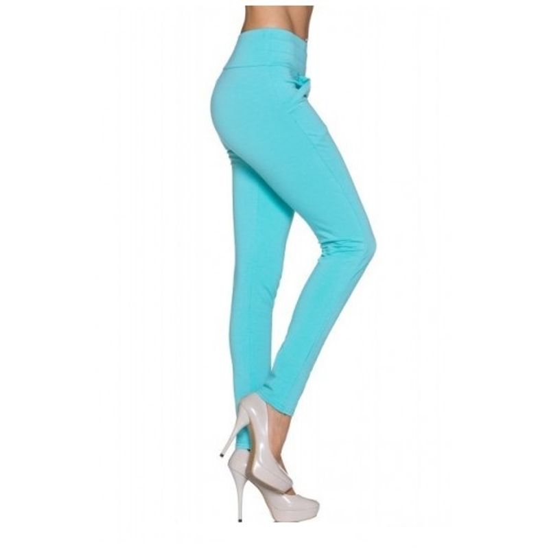 Pantaloni-dama-simpli-bleu-L