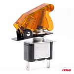 Auto si Moto - Electrice auto - Alte accesorii electrice auto - Comutator iluminat (intrerupator) cu protectie, destinatie auto, moto, ATV, SSV, Off-Road, model "TOP GUN", tensiune 12V - 24V, culoare portocaliu - Infinity.ro