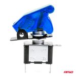 Auto si Moto - Electrice auto - Alte accesorii electrice auto - Comutator iluminat (intrerupator) cu protectie, destinatie auto, moto, ATV, SSV, Off-Road, model "TOP GUN", tensiune 12V - 24V, culoare albastra - Infinity.ro