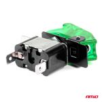 Auto si Moto - Electrice auto - Alte accesorii electrice auto - Comutator iluminat (intrerupator) cu protectie, destinatie auto, moto, ATV, SSV, Off-Road, model "TOP GUN", tensiune 12V - 24V, culoare verde - Infinity.ro