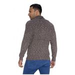 Fashion, accesorii si bijuterii - Barbati - Imbracaminte - Pulovere barbati - Pulover pentru barbati cu buzunare laterale, maro, XL - Infinity.ro