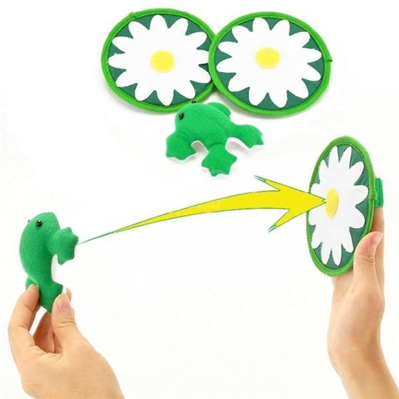 Jucarii, Copii si Bebe - Jucarii si jocuri - Jucarii & jocuri educative - Jocuri si jucarii educative - Joc de indemanare Broscuta pe nufar - Infinity.ro