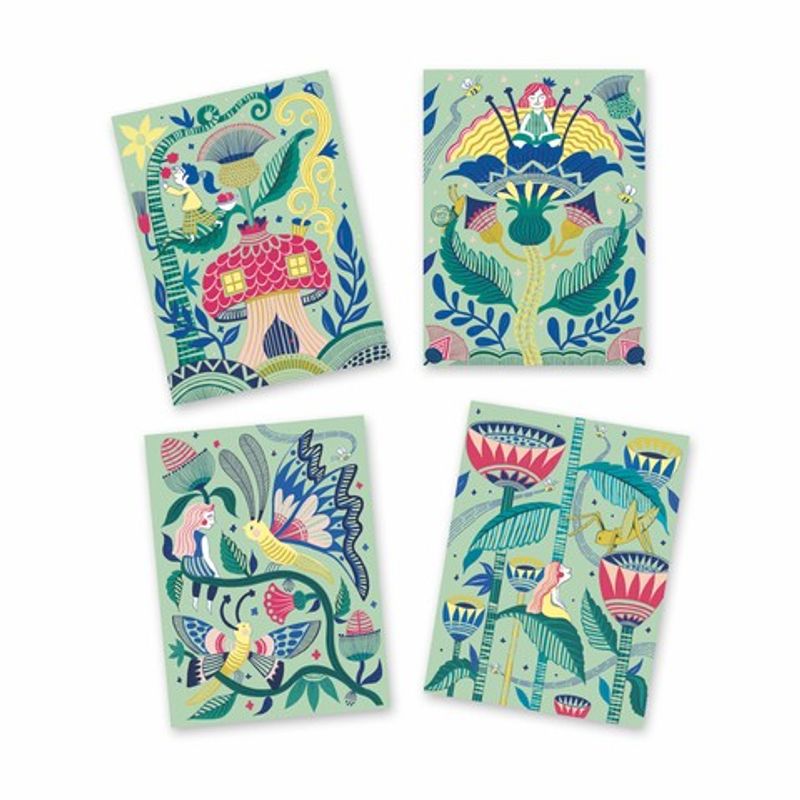 Jucarii, Copii si Bebe - Jucarii si jocuri - Jucarii & jocuri educative - Seturi de artizanat - Joc creativ de razuit Flori in gradina - Infinity.ro