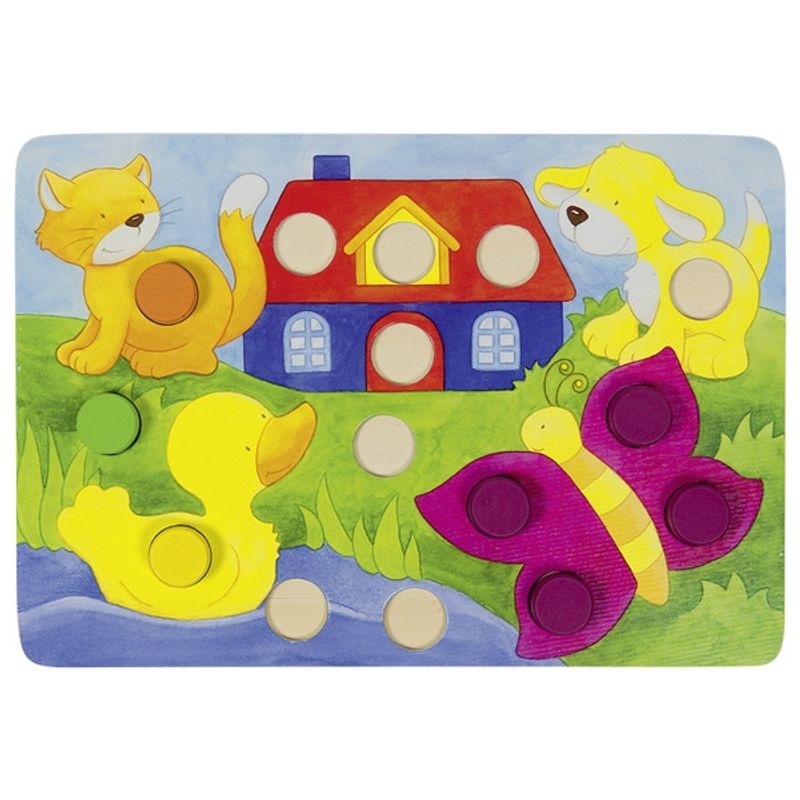 Jucarii, Copii si Bebe - Jucarii si jocuri - Jucarii & jocuri educative - Jocuri si jucarii educative - Joc de atentie si invatare culori cu zaruri - Infinity.ro