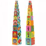 Jucarii, Copii si Bebe - Jucarii si jocuri - Seturi de constructie si cuburi - Seturi de constructie - Turn de construit - Set indemanare - 5 variante - Infinity.ro