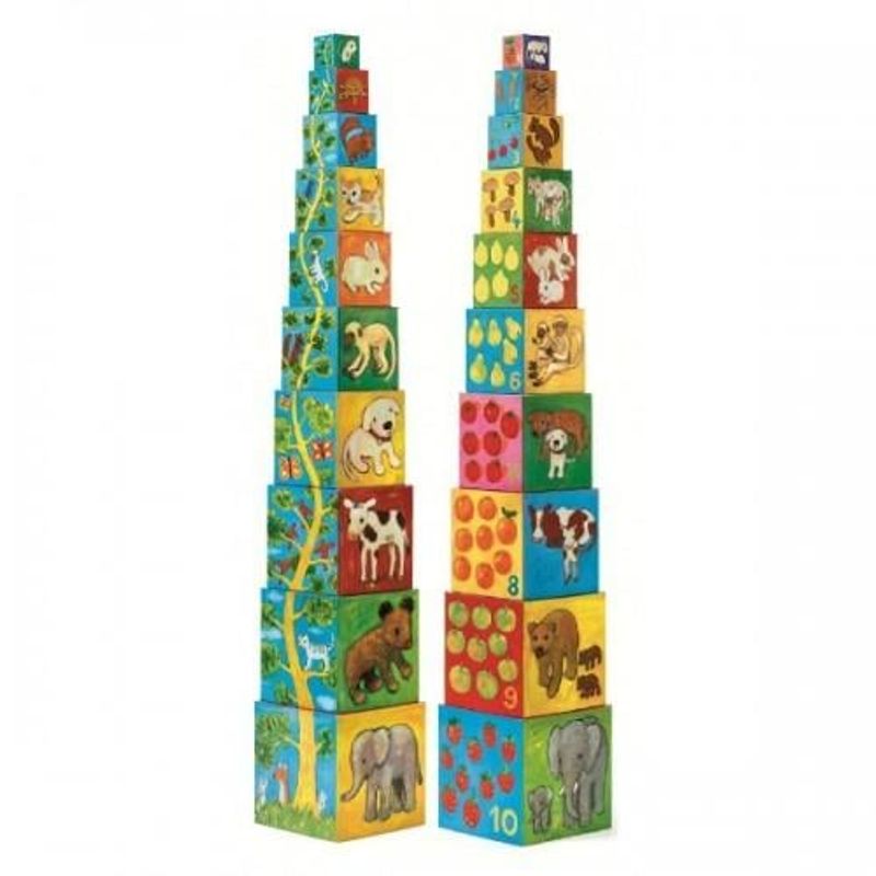 Jucarii, Copii si Bebe - Jucarii si jocuri - Seturi de constructie si cuburi - Seturi de constructie - Turn de construit - Set indemanare - 5 variante - Infinity.ro