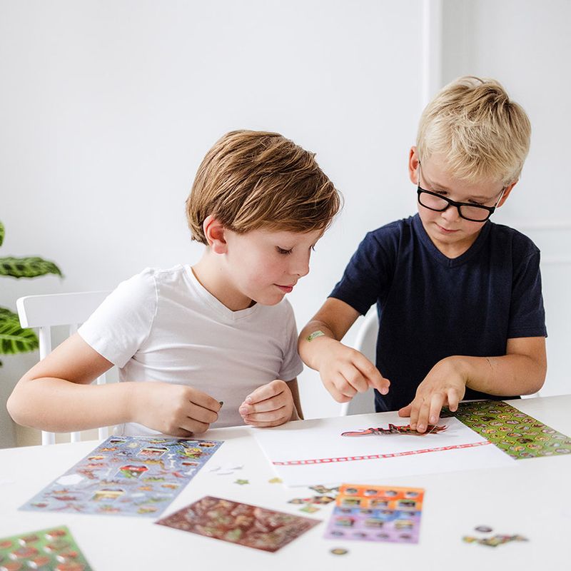 Carti si Birotica - Rechizite - Abtibilduri - Super set abtibilduri cu dinozauri - Infinity.ro