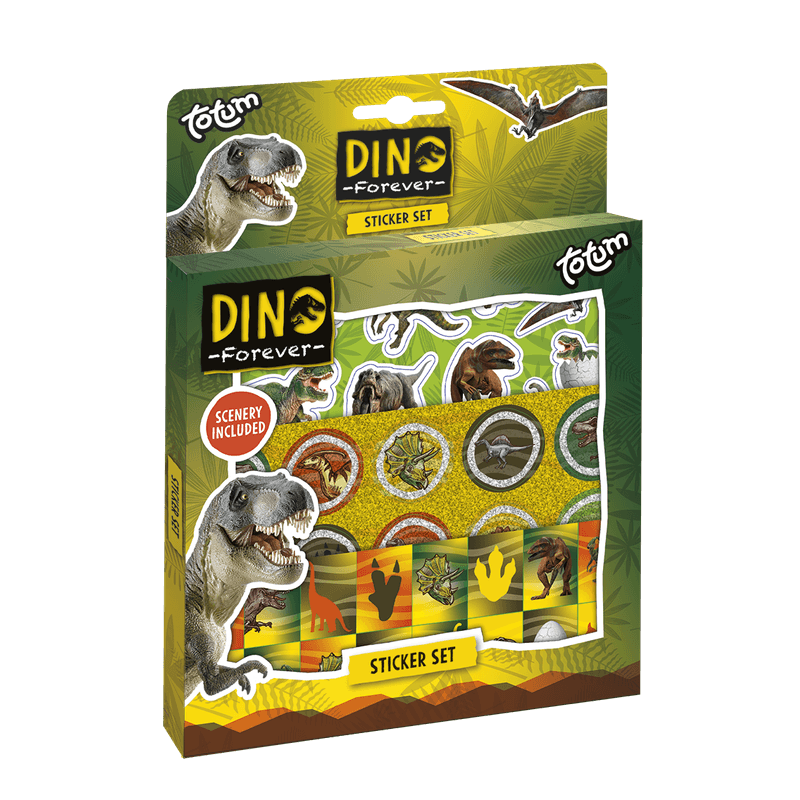 Carti si Birotica - Rechizite - Abtibilduri - Set abtibilduri cu dinozauri - Infinity.ro