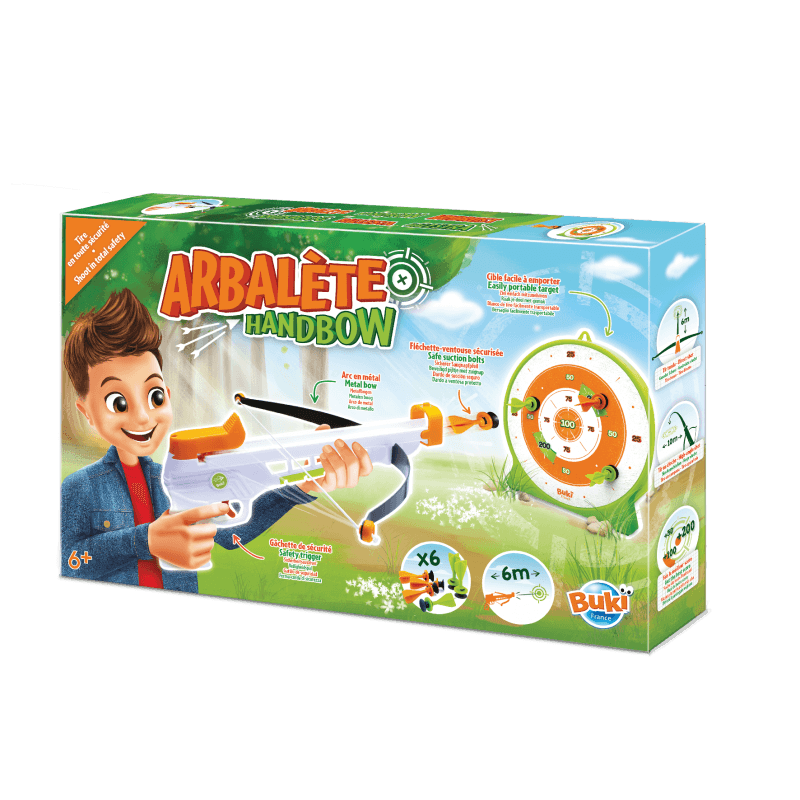 Jucarii, Copii si Bebe - Jucarii si jocuri - Jucarii & jocuri educative - Jucarii interactive - Set de indemanare pentru copii - Arbaleta cu proiectile cu ventuze - Infinity.ro