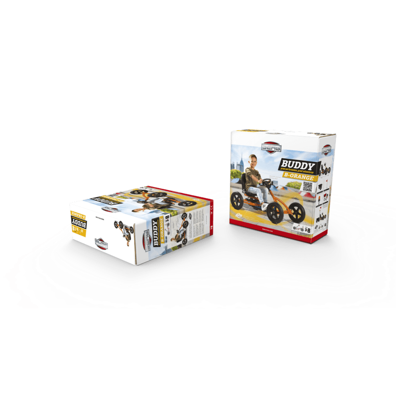 Jucarii, Copii si Bebe - Jucarii si jocuri - Jucarii de exterior - Masinute si vehicule pentru copii - Kart BERG Buddy B Orange - Infinity.ro