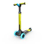 Sport si Outdoor - Role, trotinete si skateboard - Trotinete copii - Trotineta BERG Nexo Lime Pliabila cu Lumini - Infinity.ro
