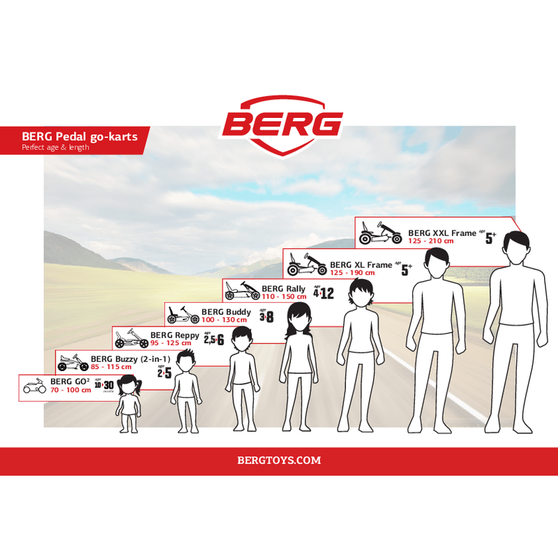 Jucarii, Copii si Bebe - Jucarii si jocuri - Jucarii de exterior - Masinute si vehicule pentru copii - Kart BERG GO 2 SparX Rosu - Infinity.ro