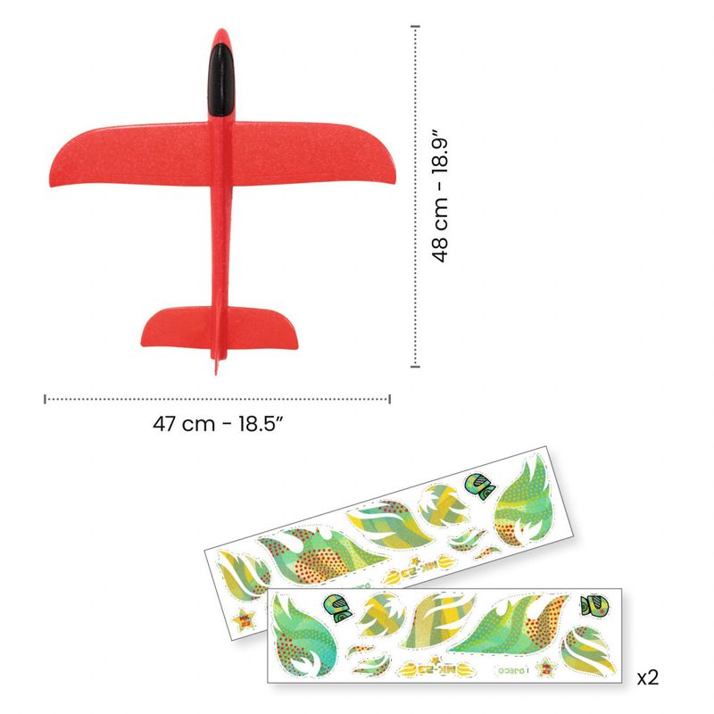 Jucarii, Copii si Bebe - Jucarii si jocuri - Vehicule si jucarii cu telecomanda - Elicoptere, avioane si nave de jucarie - Planor - Avion de pompieri Djeco - Infinity.ro