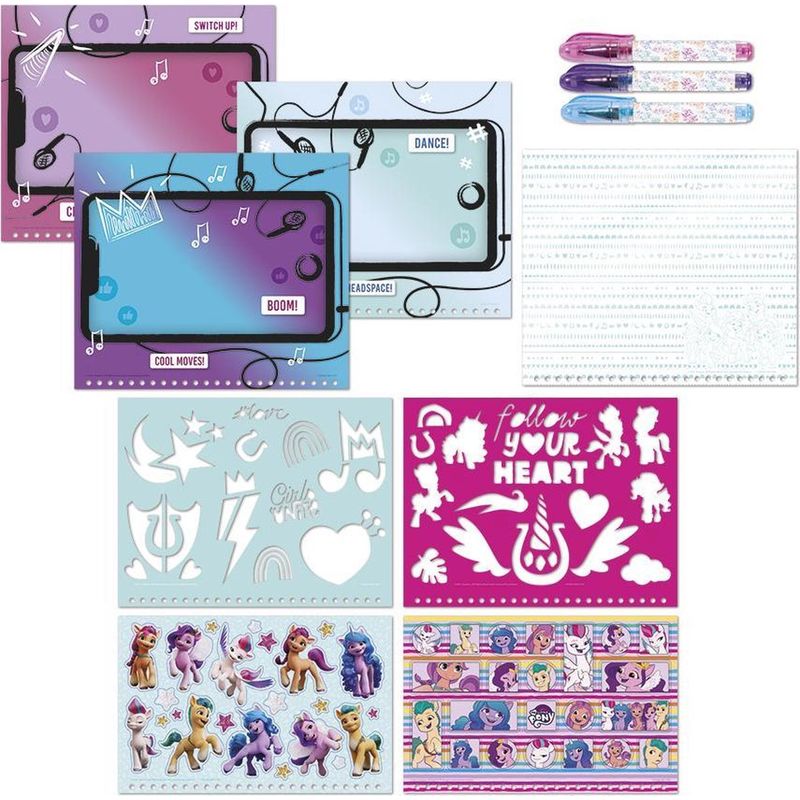 Jucarii, Copii si Bebe - Jucarii si jocuri - Jucarii & jocuri educative - Jucarii interactive - Carte cu activitati creative cu My little pony - Infinity.ro