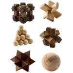 Jucarii, Copii si Bebe - Jucarii si jocuri - Jucarii & jocuri educative - Jocuri de memorie si inteligenta - Woodix 6 jocuri logice din lemn - Infinity.ro