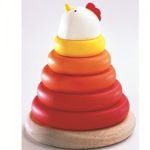 Jucarii, Copii si Bebe - Jucarii si jocuri - Jucarii & jocuri educative - Jucarii interactive - Turn Montessori de lemn sub forma de gaina - Infinity.ro
