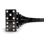 Jucarii, Copii si Bebe - Jucarii si jocuri - Jocuri si puzzle - Jocuri de societate - Domino mini in cutie de lemn - Infinity.ro