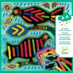 Jucarii, Copii si Bebe - Jucarii si jocuri - Jucarii & jocuri educative - Seturi de artizanat - Tablouri cu sarma plusata Djeco, Super soft - Infinity.ro