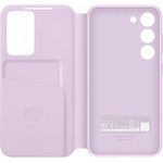 Laptop, Telefoane si Tablete - Telefoane mobile si accesorii - Accesorii Telefoane - Huse telefoane - Husa Smart Transparent View Cover pentru Galaxy S23, EF-ZS911CVEGWW - Lilac - Infinity.ro