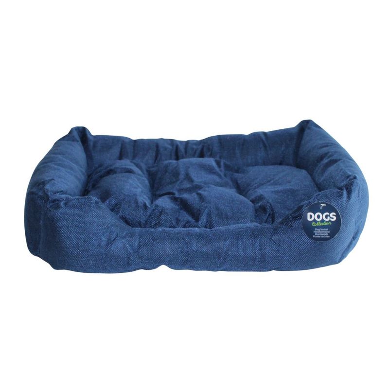 Petshop - Accesorii petshop - Culcusuri si custi - Culcusuri si saltele - Culcus catei culoarea bleumarin 61x45x12 cm - Infinity.ro