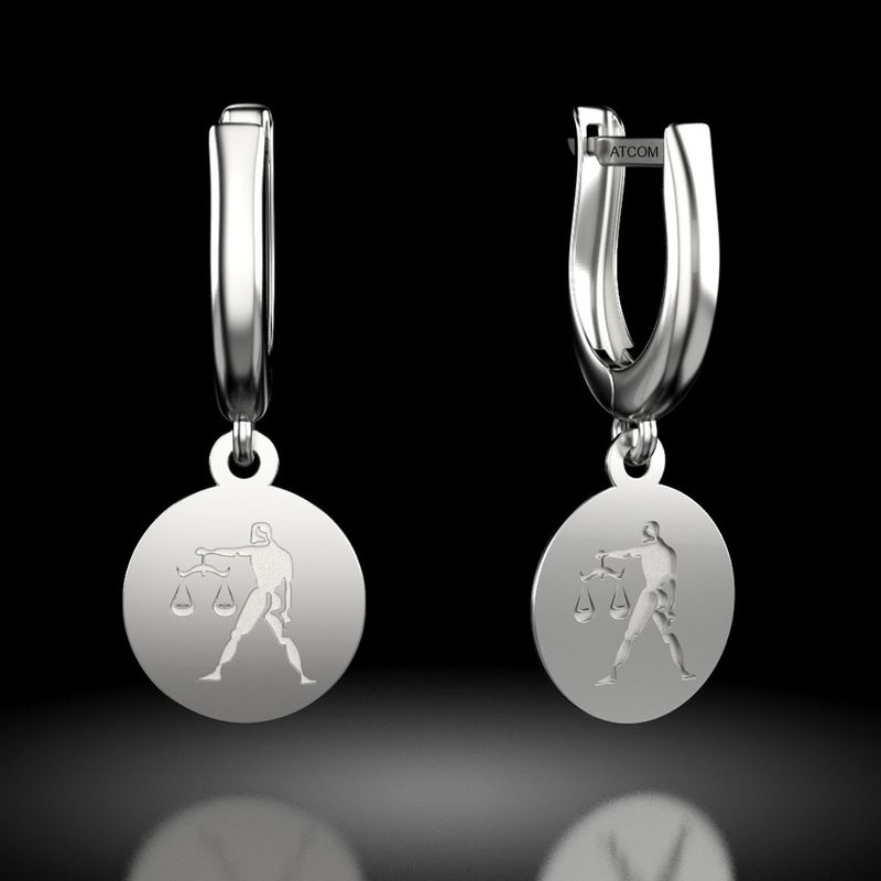 Fashion, accesorii si bijuterii - Femei - Bijuterii femei - Cercei femei - Cercei din argint model Balanta - Infinity.ro