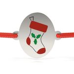 Fashion, accesorii si bijuterii - Femei - Bijuterii femei - Bratari femei - Bratara din argint cu snur model Ciorapel - Infinity.ro