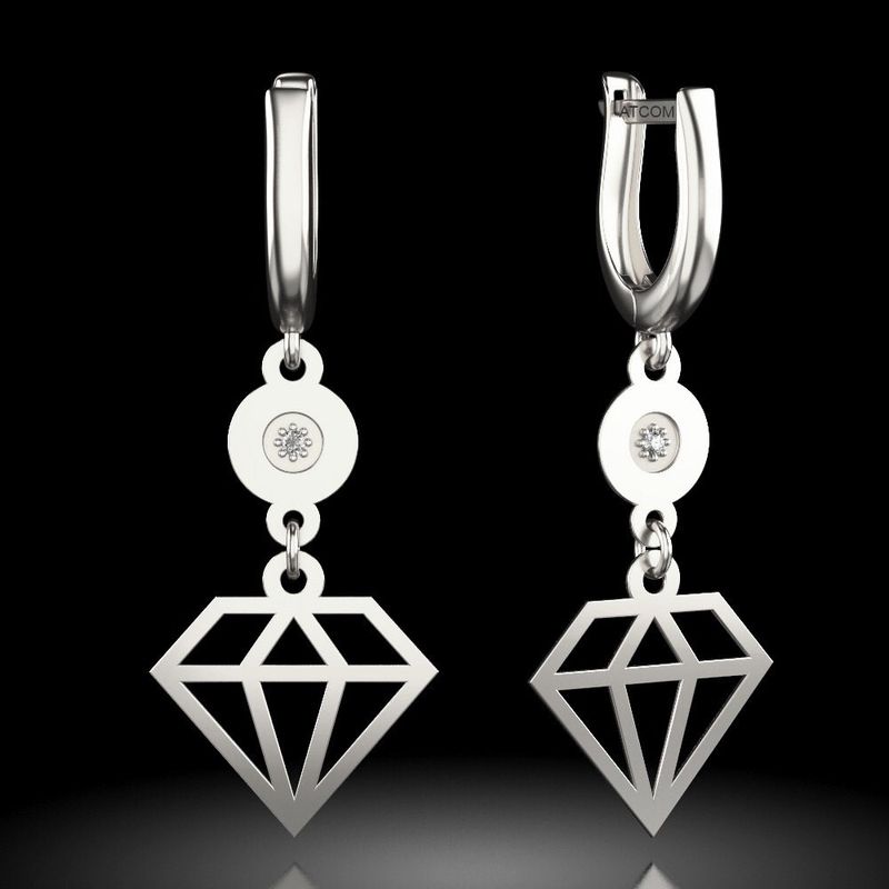 Fashion, accesorii si bijuterii - Femei - Bijuterii femei - Cercei femei - Cercei din argint model 27 - Infinity.ro