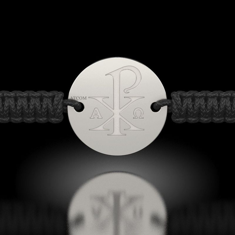 Fashion, accesorii si bijuterii - Femei - Bijuterii femei - Bratari femei - Bratara din argint cu snur model Ortodox 09 - Infinity.ro