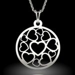 Fashion, accesorii si bijuterii - Femei - Bijuterii femei - Coliere femei - Lant cu pandantiv din argint model Cuore - Infinity.ro