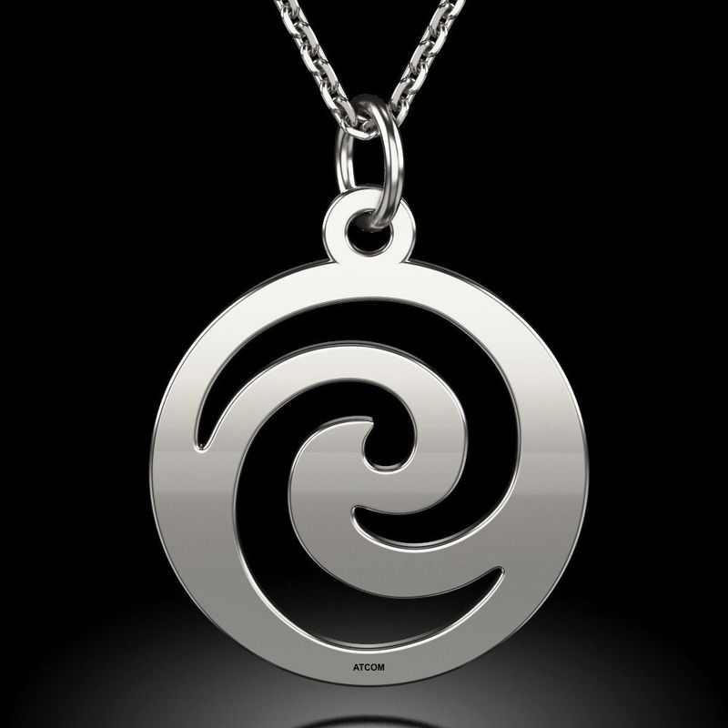 Fashion, accesorii si bijuterii - Femei - Bijuterii femei - Coliere femei - Lant cu pandantiv din argint model Mirage - Infinity.ro