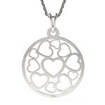 Fashion, accesorii si bijuterii - Femei - Bijuterii femei - Coliere femei - Lant cu pandantiv din argint model Cuore - Infinity.ro