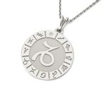 Fashion, accesorii si bijuterii - Femei - Bijuterii femei - Coliere femei - Lantisor cu pandantiv din argint model Capricornus - Infinity.ro