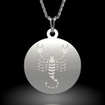 Fashion, accesorii si bijuterii - Femei - Bijuterii femei - Coliere femei - Lantisor cu pandantiv din argint model Scorpion - Infinity.ro