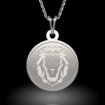 Fashion, accesorii si bijuterii - Femei - Bijuterii femei - Coliere femei - Lantisor cu pandantiv din argint model Leu - Infinity.ro