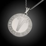 Fashion, accesorii si bijuterii - Femei - Bijuterii femei - Coliere femei - Lantisor cu pandantiv din argint model Aries - Infinity.ro