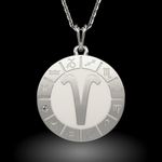 Fashion, accesorii si bijuterii - Femei - Bijuterii femei - Coliere femei - Lantisor cu pandantiv din argint model Aries - Infinity.ro